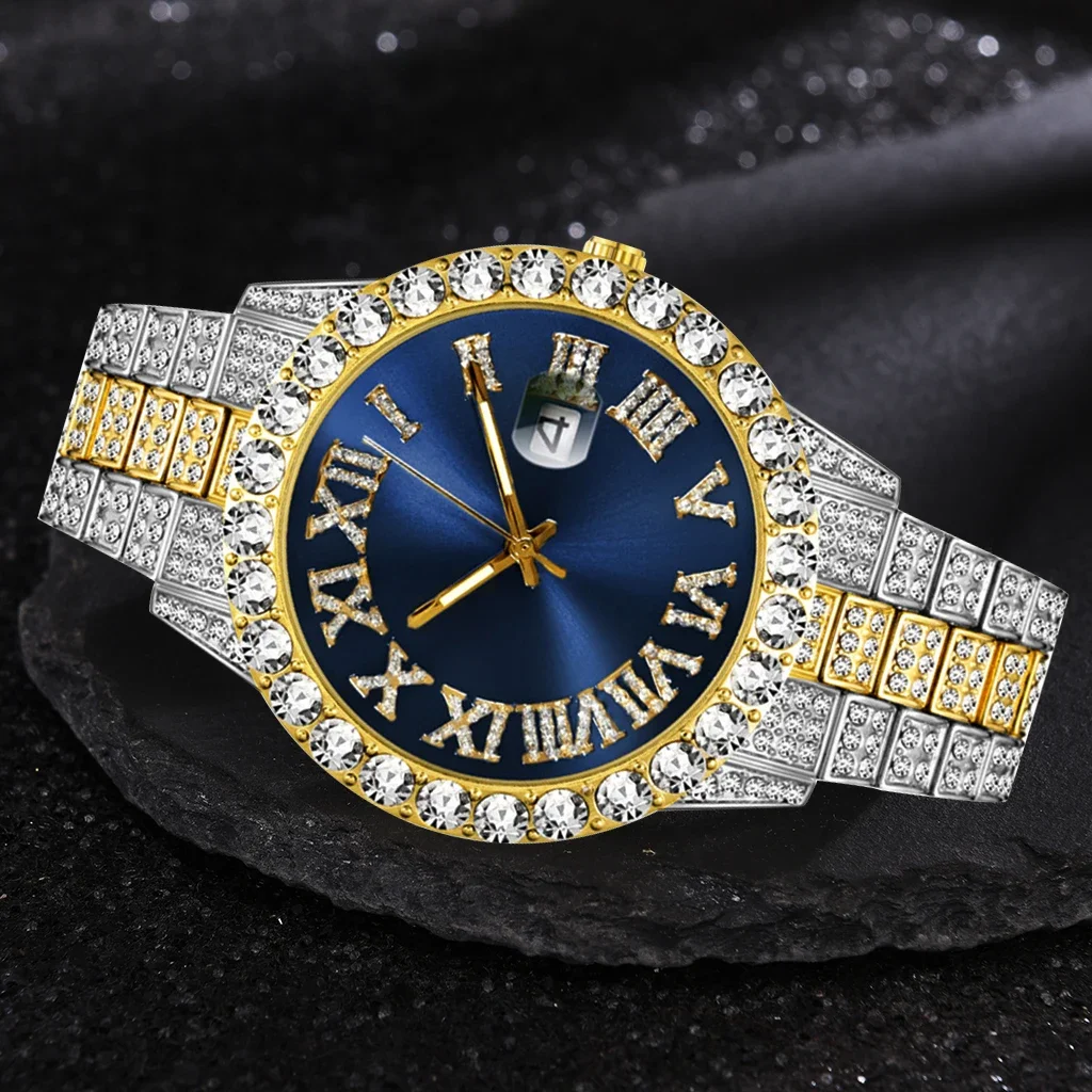 Luxury Watch Iceberg - Iced Out Watch Men Luxury Brand