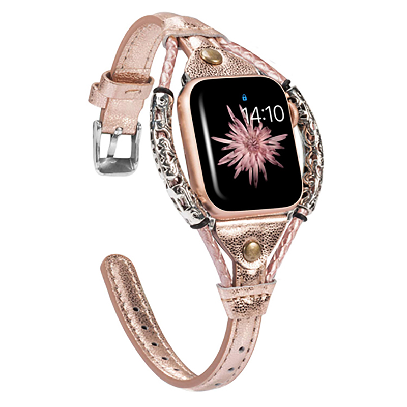 Luxury Watch Apple Bands - Genuine Leather Strap for Apple Watch