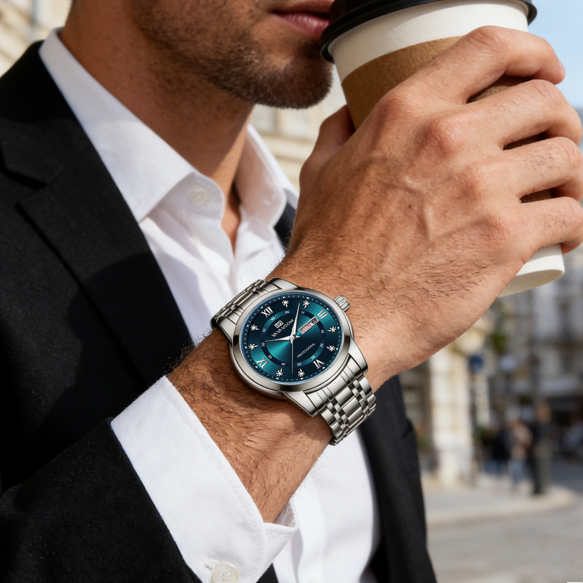 Luxury Rhinestone Gold Ring St - Luxury Watch Green Dial 评论和价格