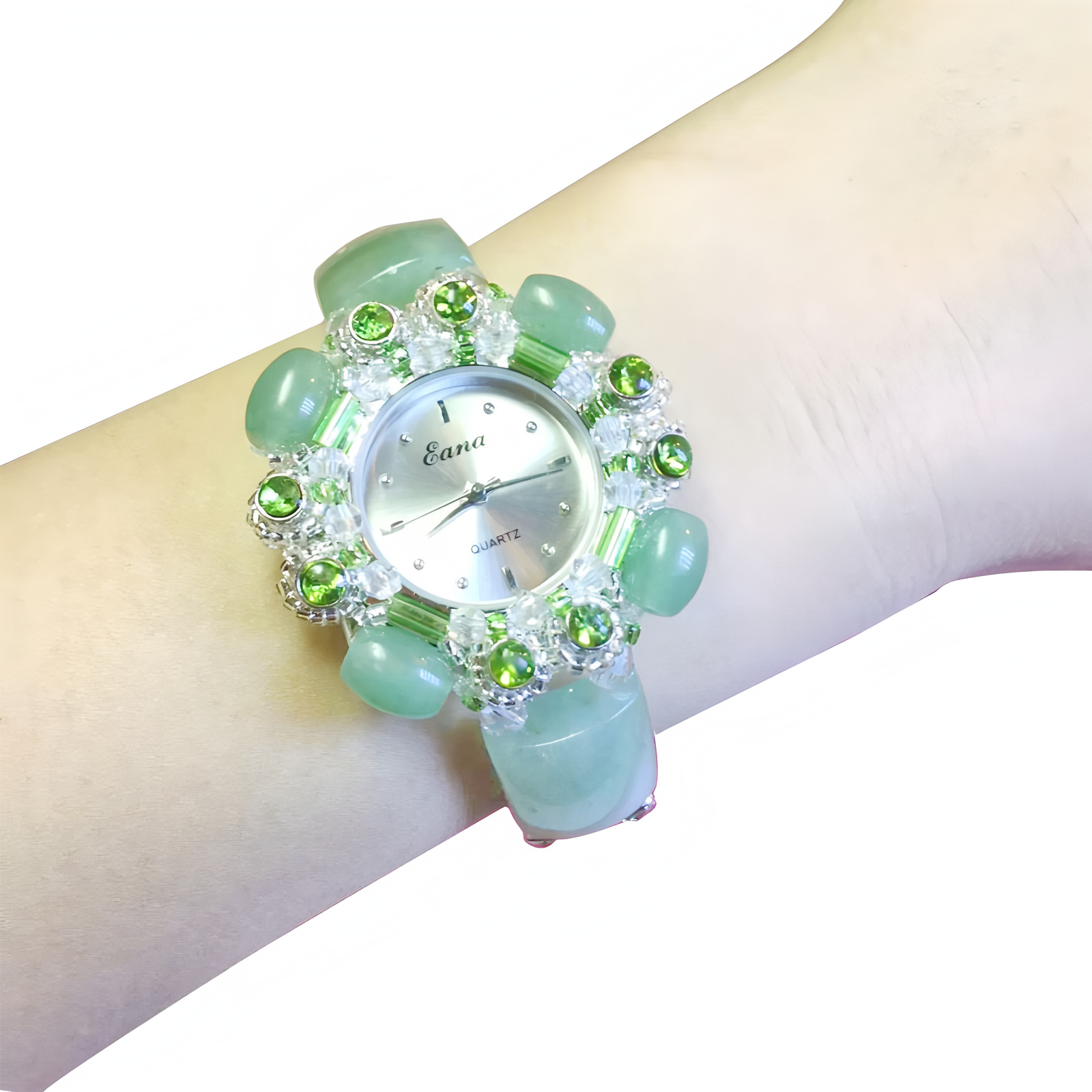 Luxury Green Jade Bracelet Wat - Luxury Watch Lady 评论和价格