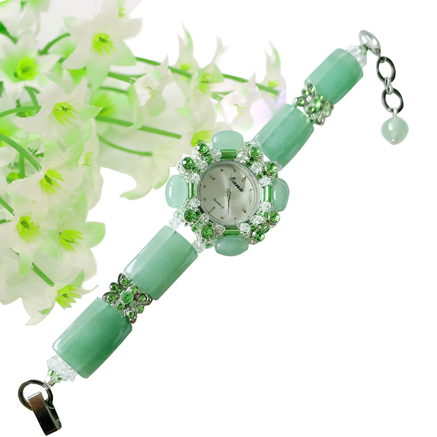 Luxury Green Jade Bracelet Wat - Luxury Watch Lady 评论和价格
