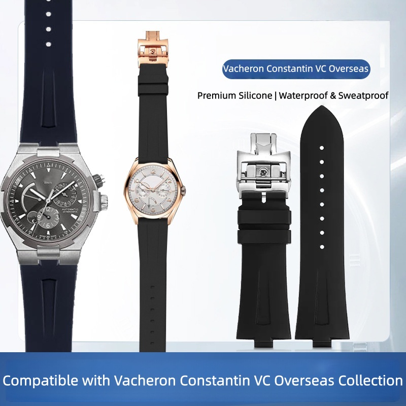 Silicone Rubber Watch Band For - Luxury Watch Vacheron Constantin 评论和价格