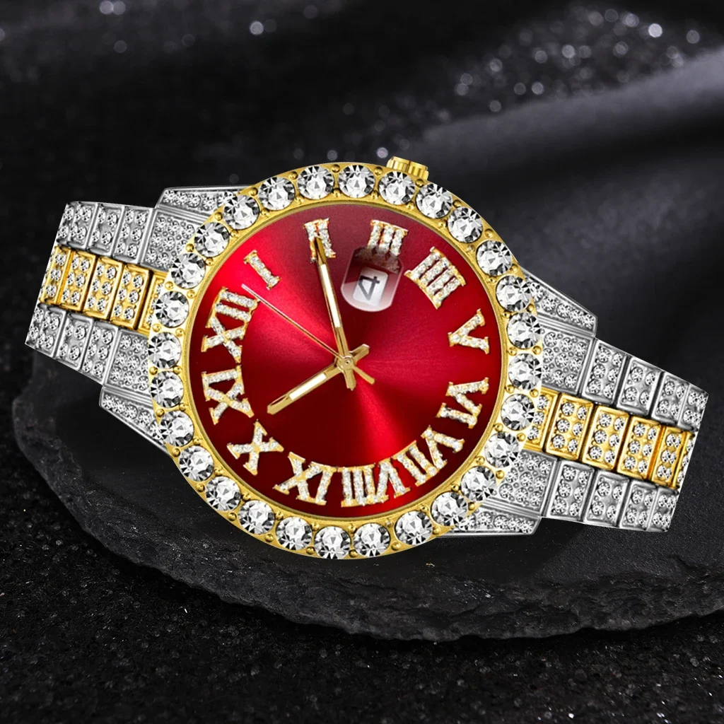 Iced Out Watch Men Luxury Bran - Luxury Watch Iceberg 评论和价格