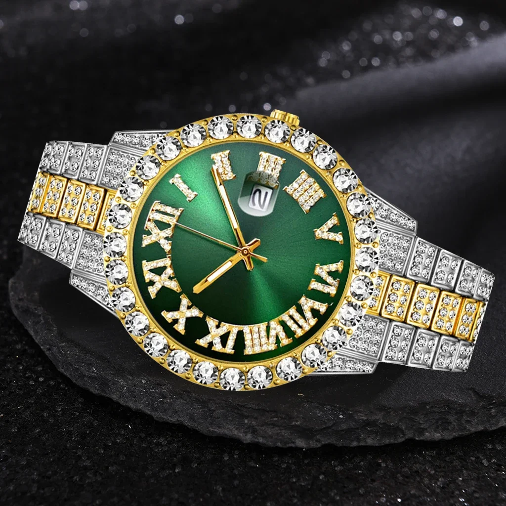 Iced Out Watch Men Luxury Bran - Luxury Watch Iceberg 评论和价格