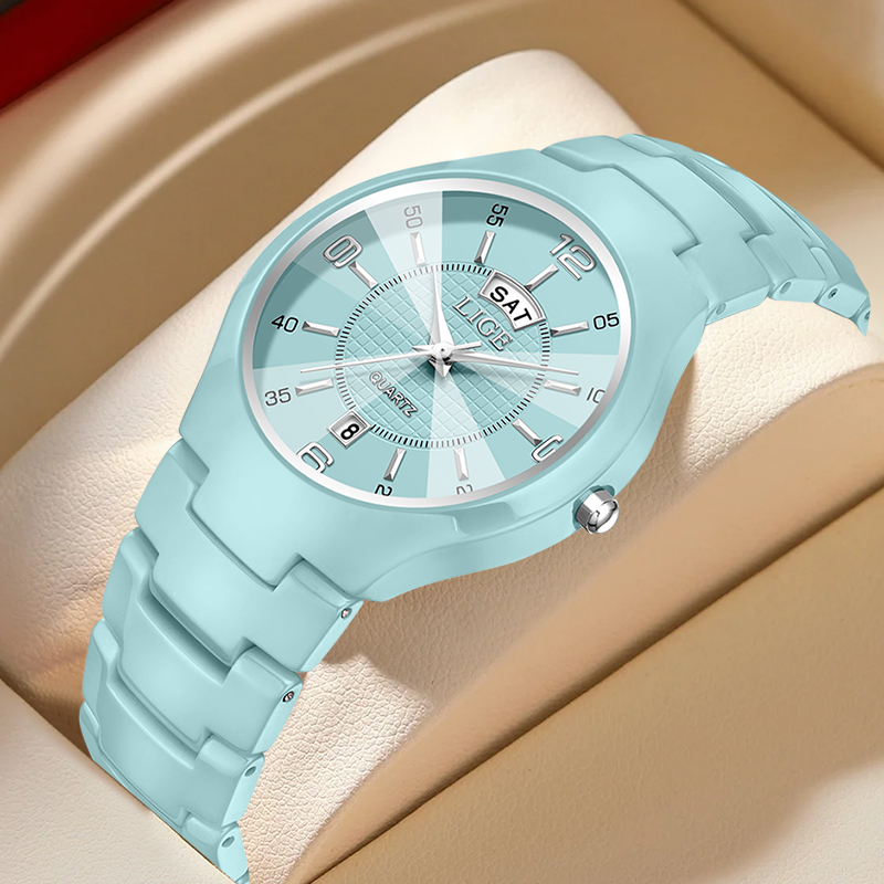 LIGE Luxury Elegant Quartz Wom - Luxury Watch Lady 评论和价格
