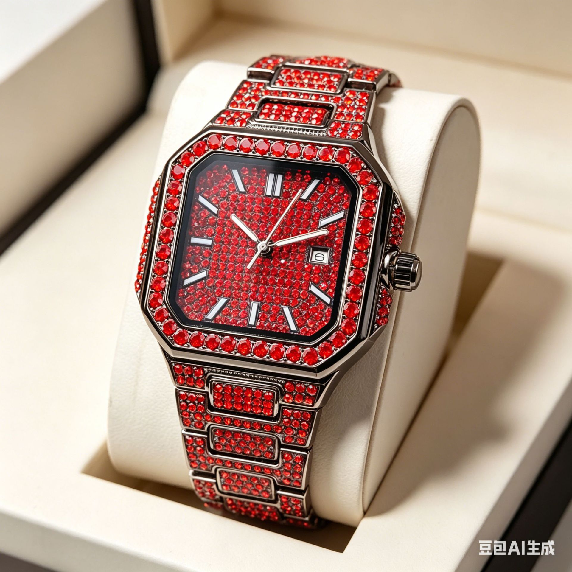 Luxury Square Ice Diamond Quar - Luxury Watch Iceberg 评论和价格