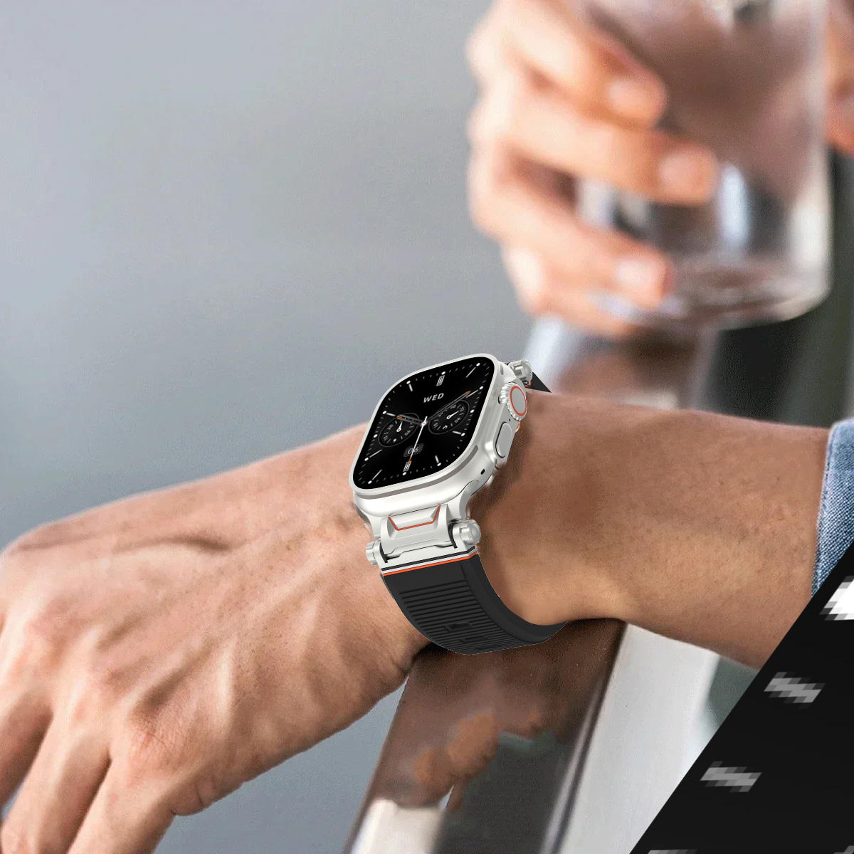 Silicone Sports Band for Apple - Luxury Watch Apple Bands 评论和价格