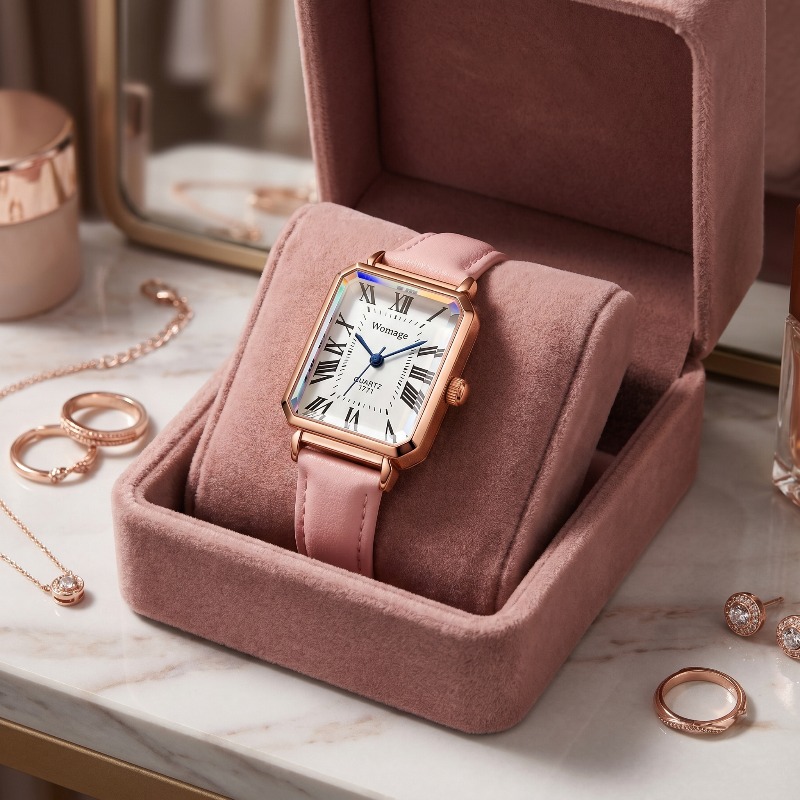 Fashion Rectangle Quartz Watch - Luxury Watch Brand For Women 评论和价格