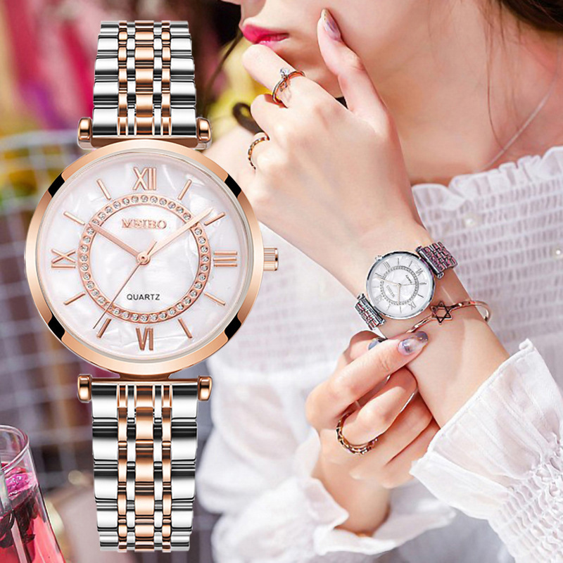 Luxury Crystal Women Bracelet  - Luxury Watch Brand For Women 评论和价格