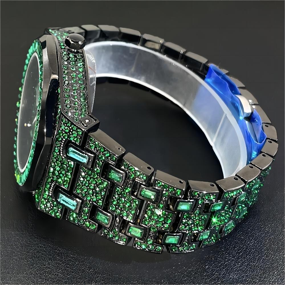 2024 Hip Hop Green Diamond Wat - Luxury Watch Green Dial 评论和价格