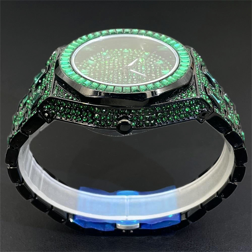 2024 Hip Hop Green Diamond Wat - Luxury Watch Green Dial 评论和价格