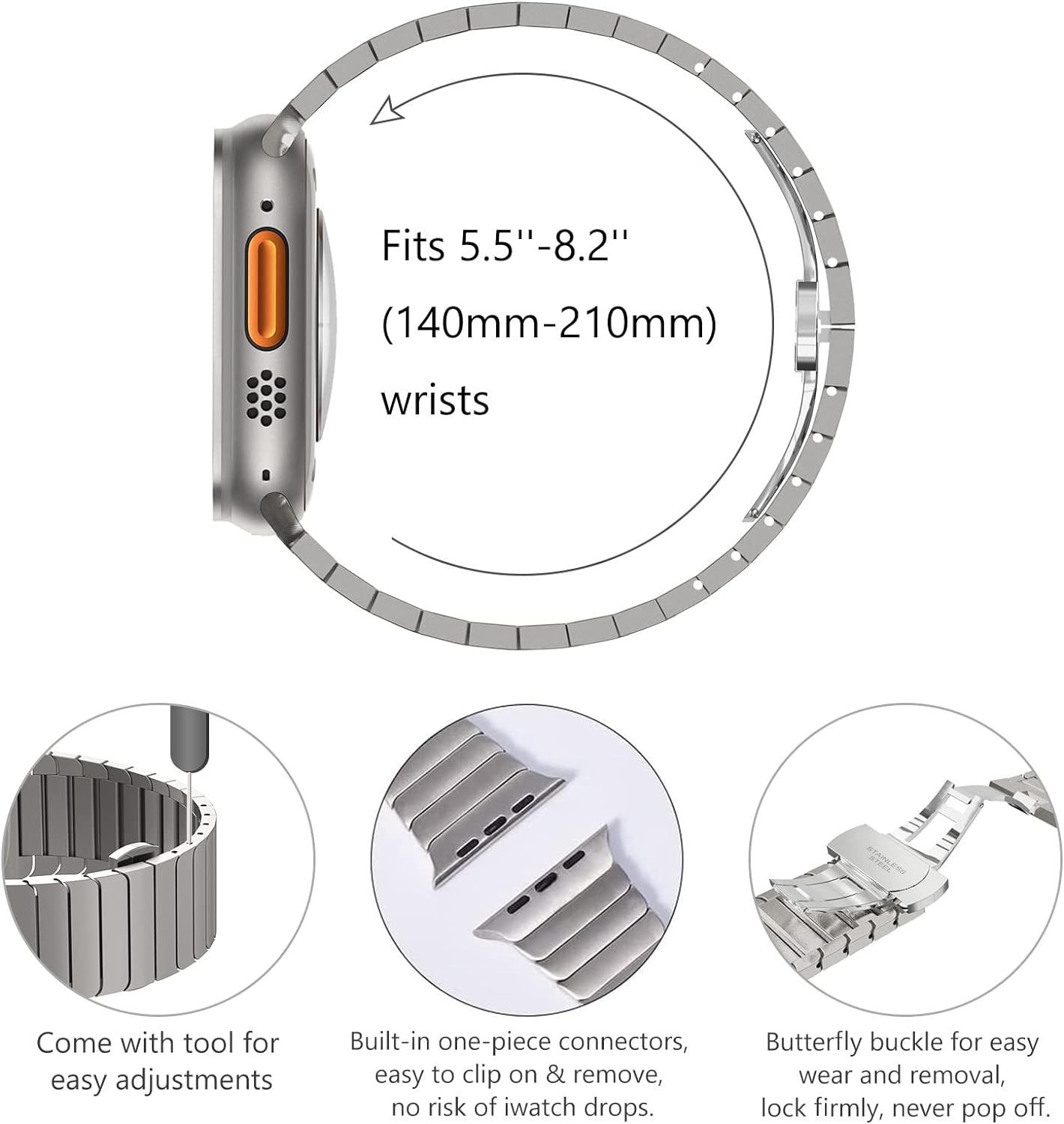Ultra 3 2 Titanium Color For A - Luxury Watch Apple Bands 评论和价格