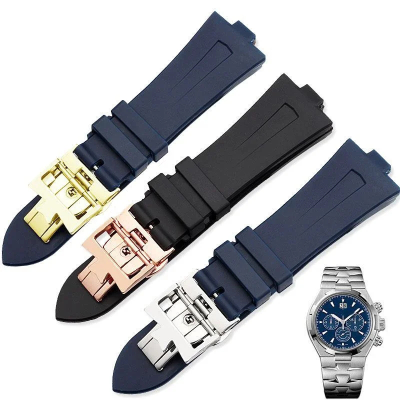 Rubber Silicone Watch Band For - Luxury Watch Vacheron Constantin 评论和价格